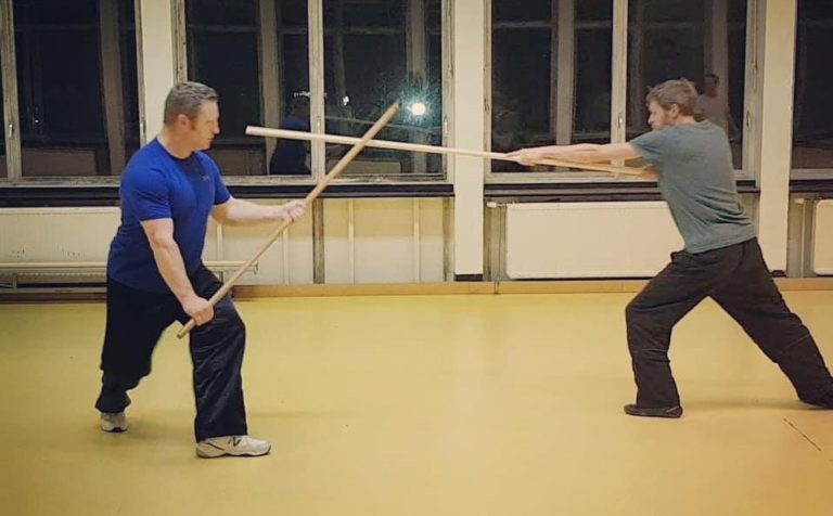 online tai chi chuan weapons spear self-defense application